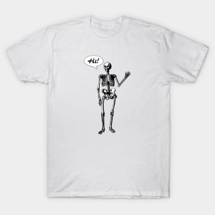 Skeleton Says Hi T-Shirt